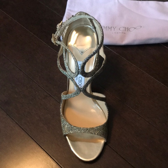 Jimmy Choo ‘Lang’ Bronze Heels - Picture 5 of 7